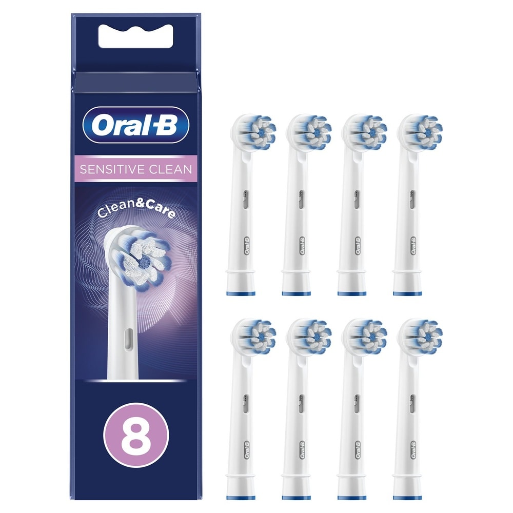 oral-b Oral-B Sensitive Clean Brossette, 8 Brossettes De Rechange