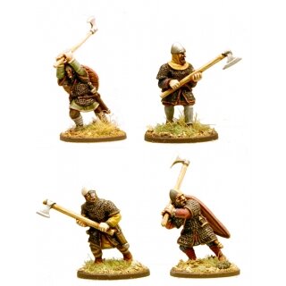 SAGA: Anglo-Danish Huscarls (Axes) Hearthguard [4]
