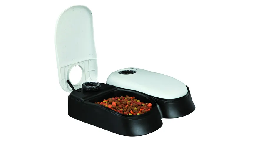 Trixie Hundezubehör Dog Futterautomat TX2 2×300ml 27×7×24cm