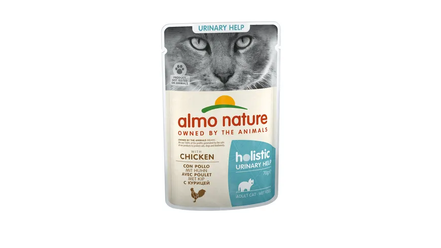 almo nature Katzennassfutter Cat Holistic Urinary mit Huhn 70 g