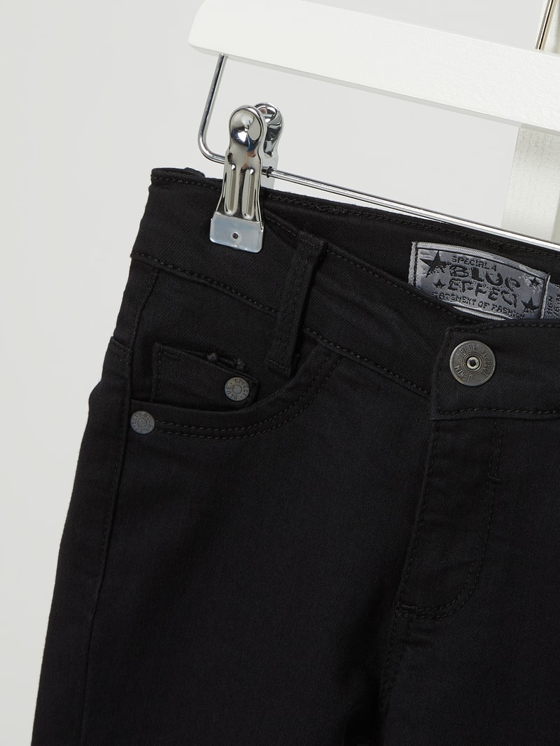 Special Skinny Fit Jeans mit Stretch-Anteil in schwarz