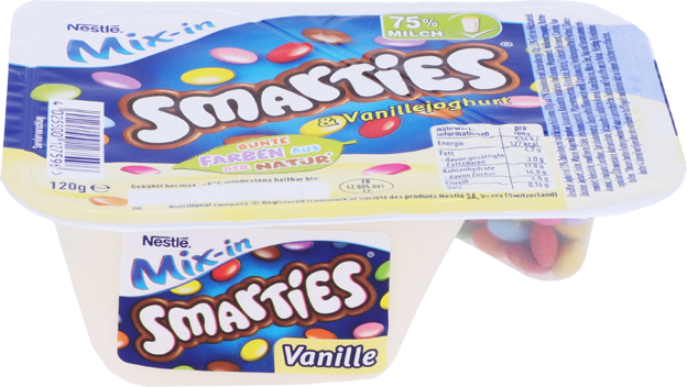 Nestlé Vanillejoghurt mit Smarties
