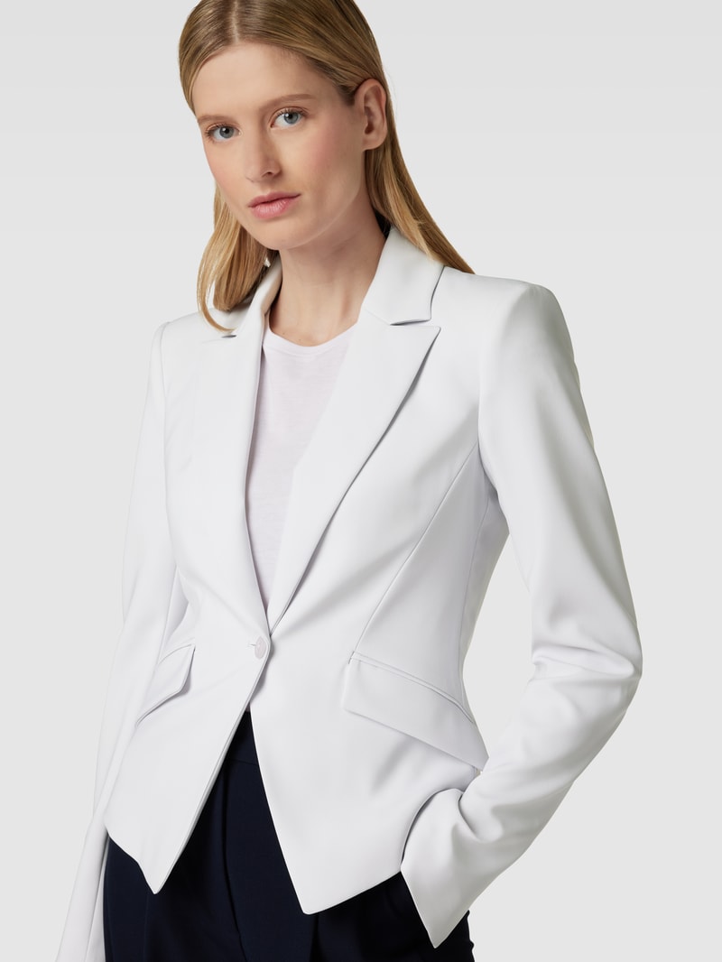 Blazer mit Reverskragen in hellgrau