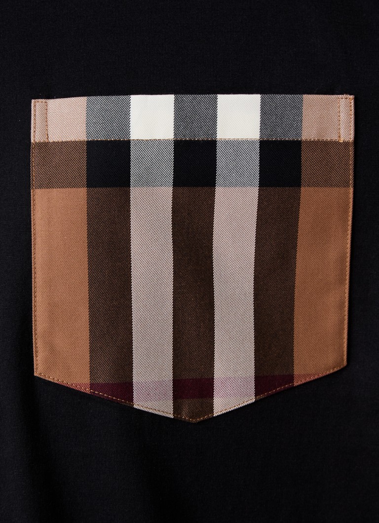 T-shirt Burberry con taschino sul petto
