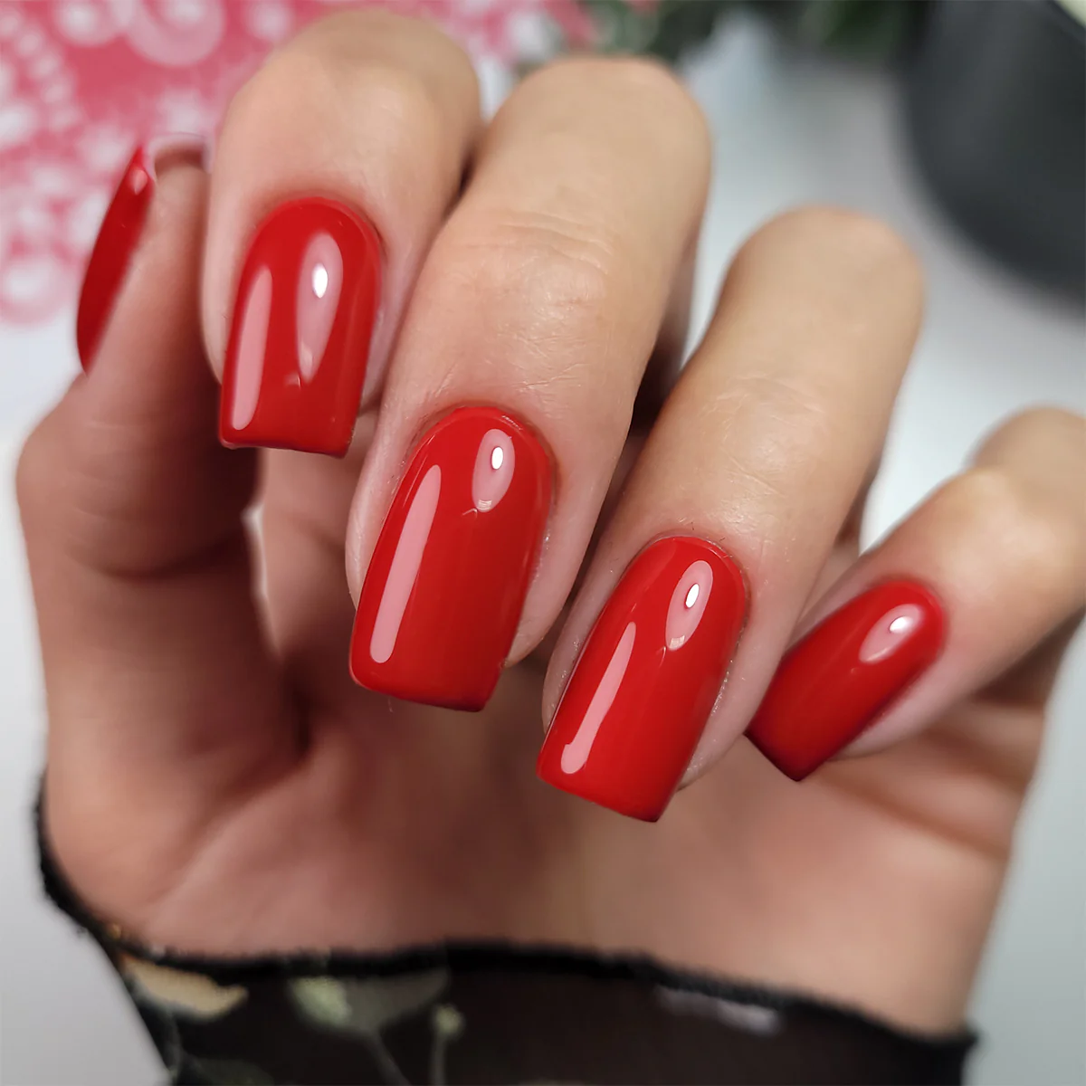 Esmalte em gel UV Fiesta Semi-Permanente - Esmalte com Efeito Gel