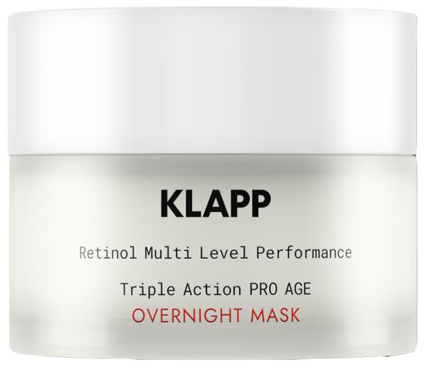 KLAPP Skin Care Science Resist Aging Retinol Triple Action Pro Age Overnight Mask Gesichtsmaske
