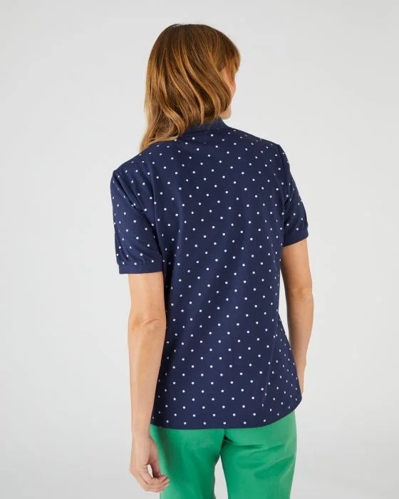 Polo maille piquée