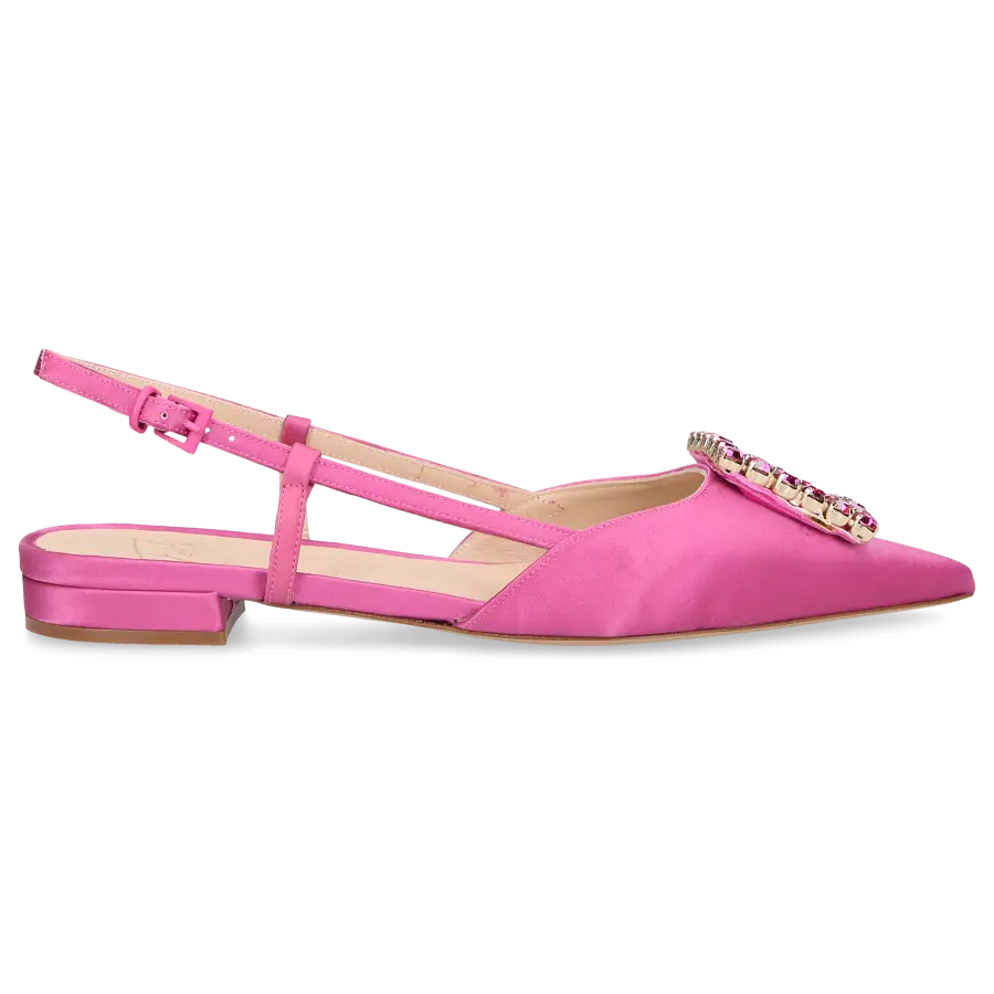 Roberto Festa - Sling-Ballerinas LAVANDA Satin - pink