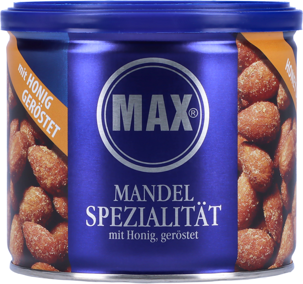 Max Mandelspezialität mit Honig geröstet
