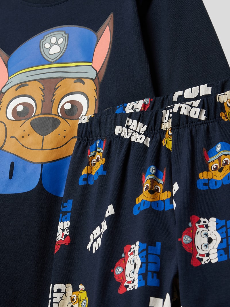 Pyjama mit Paw Patrol®-Prints in blau