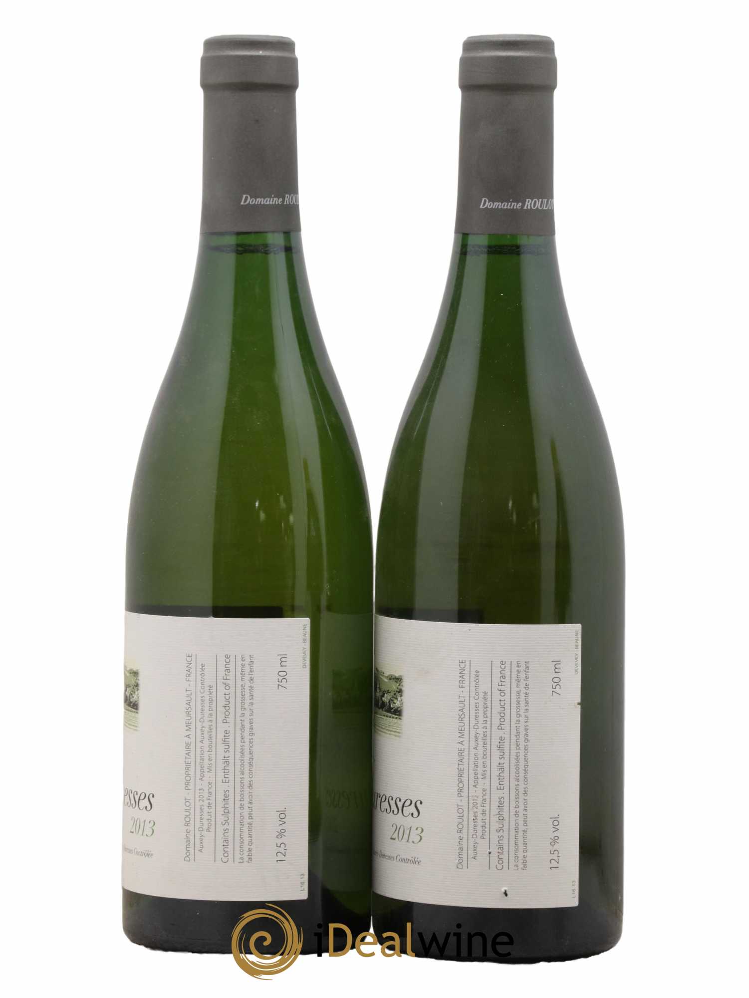Auxey-Duresses Roulot (Domaine)  2013 - Lot de 2 Bouteilles
