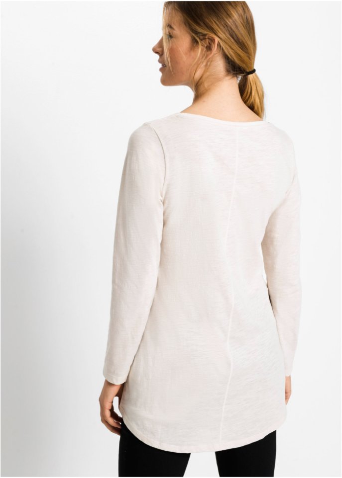 Langarmshirt mit Rundhalsausschnitt