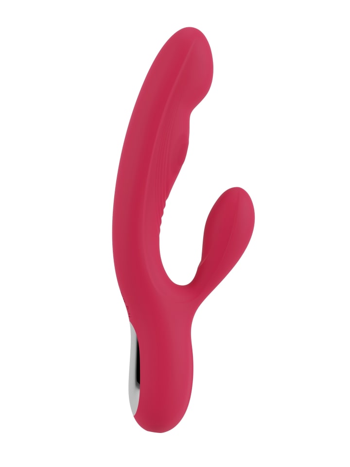 Sweet Smile Rabbitvibrator Thumping Rabbit Vibrator in rot günstig kaufen 21,2 cm