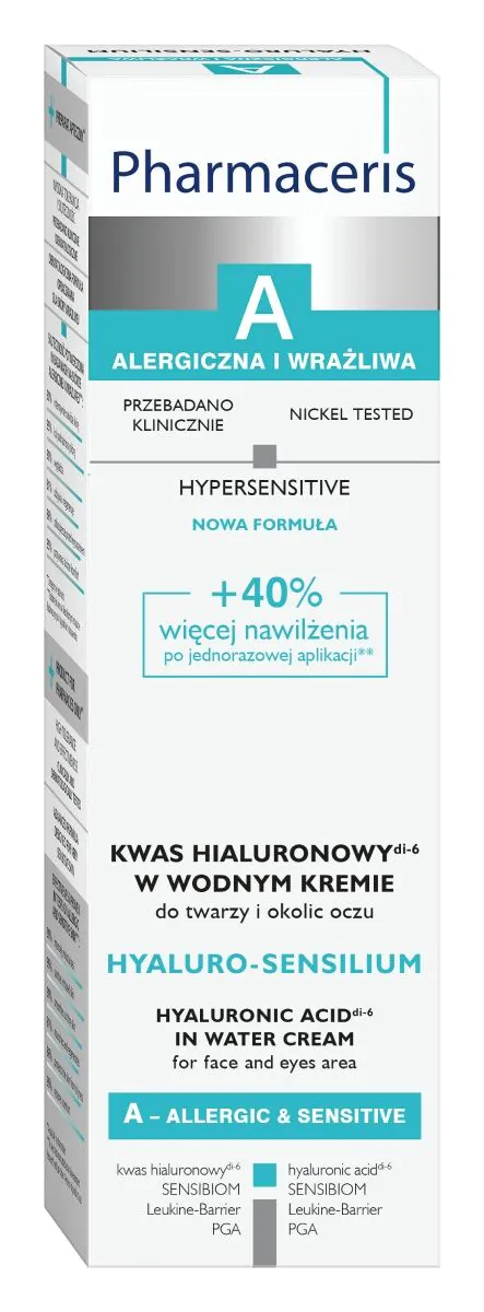 Pharmaceris A Hyaluro-Sensilium krema za lice s hijaluronskom kiselinom na bazi vode