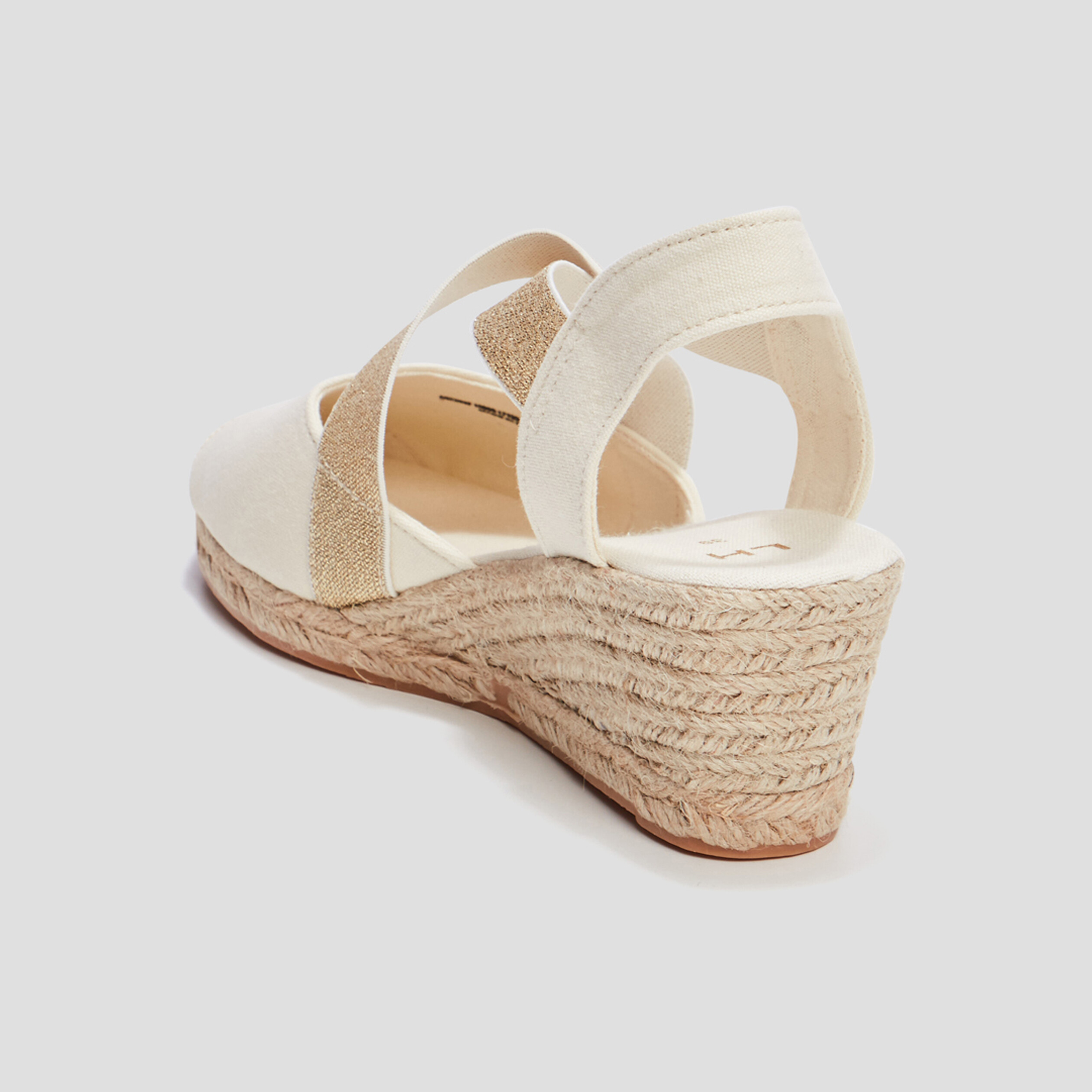 Sandales espadrilles compensées sable femme | La Halle