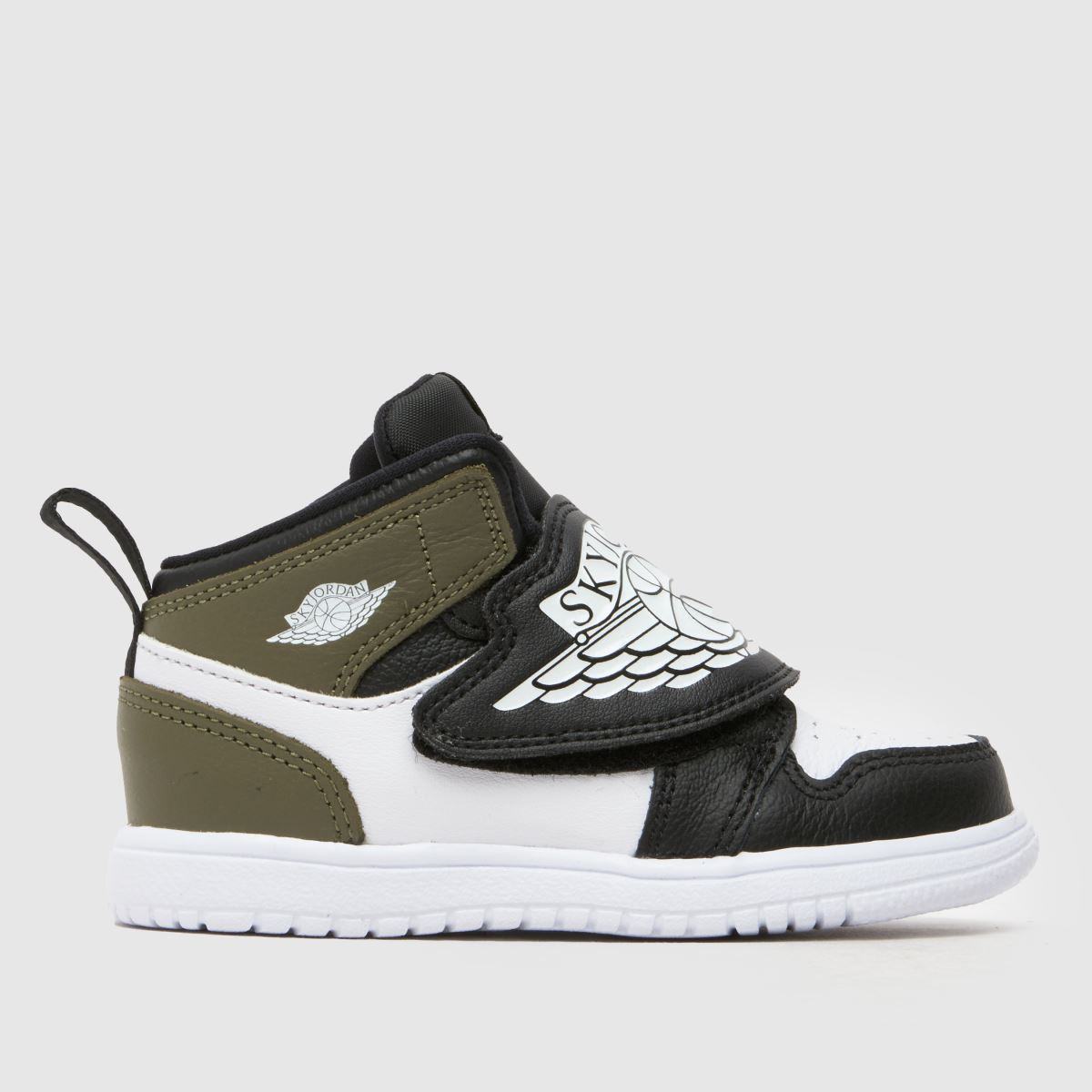Bílo-černé tenisky Nike Jordan 1 Sky Jordan pro chlapce a batolata