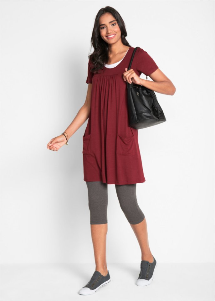 Stretch-Capri-Leggings (2er Pack)
