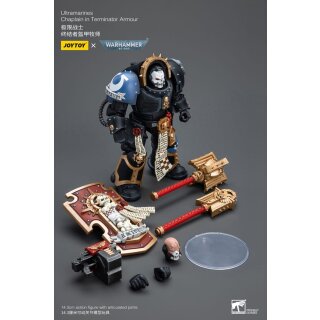Warhammer 40k Actionfigur: Ultramarines - Chaplain in Terminator Armour