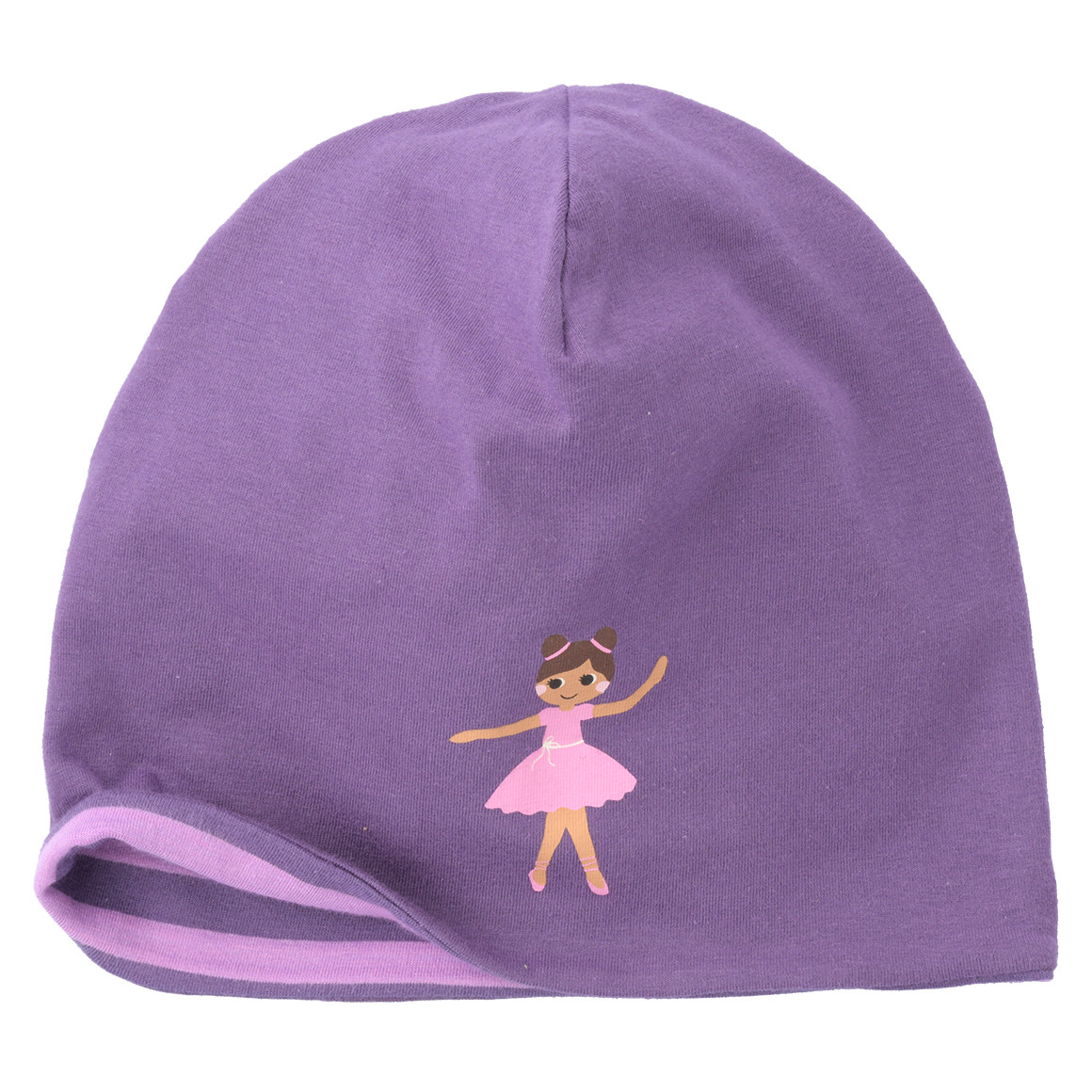 Mädchen Beanie mit Ballerina-Print