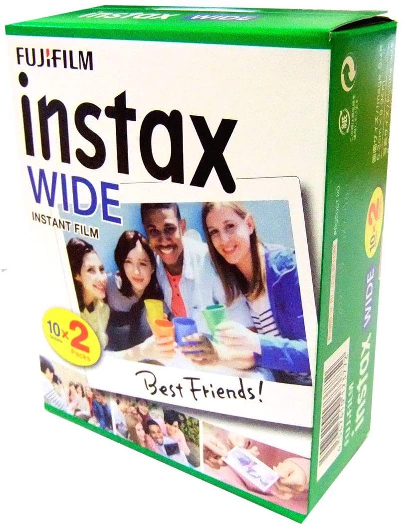 FUJIFILM 1x Fuji Instax Wide Film Doppelpack für Sofortbildkamera