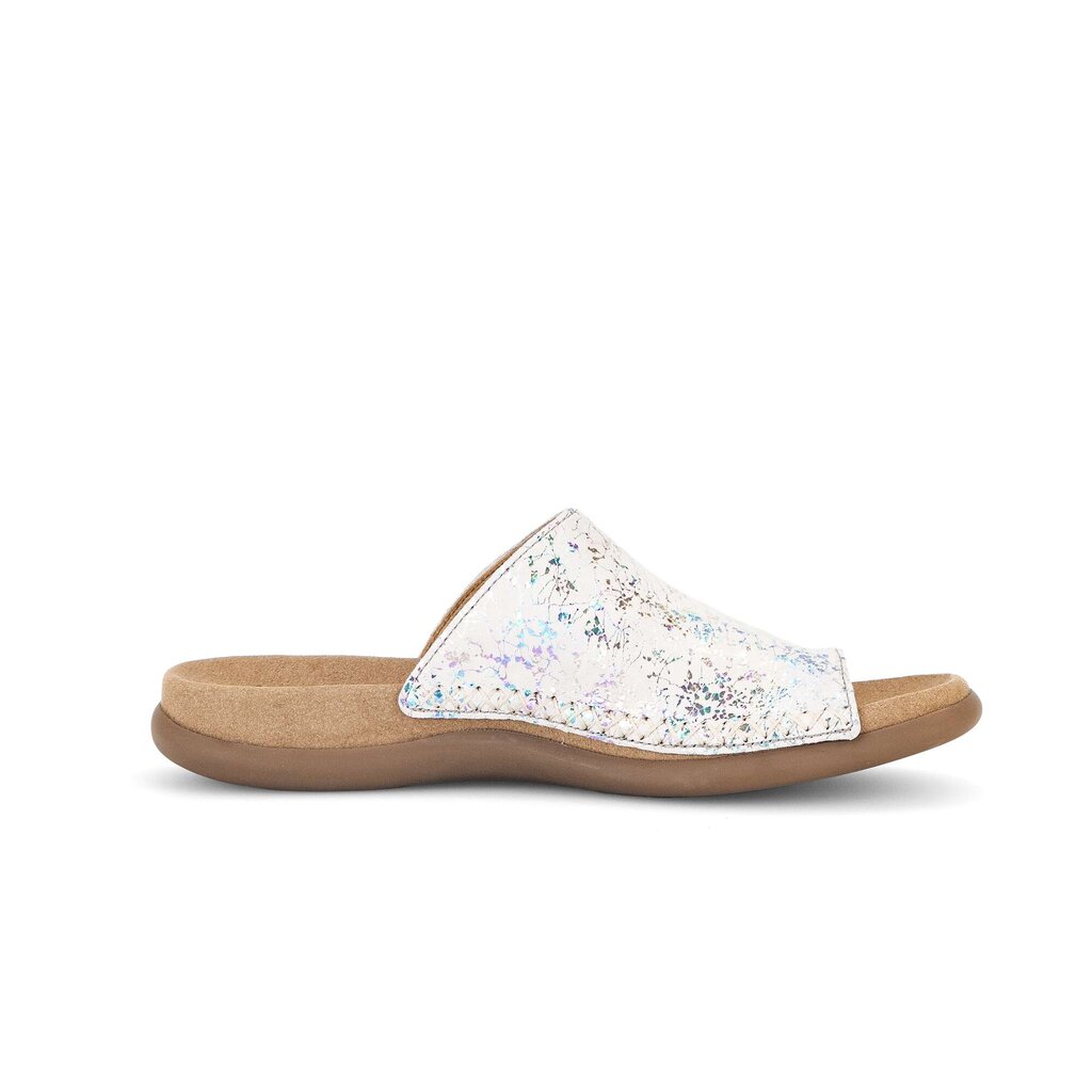 Gabor fashion Pantolette silber