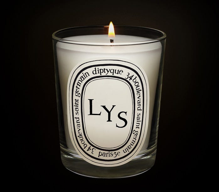 Lys - Bougie modèle classique