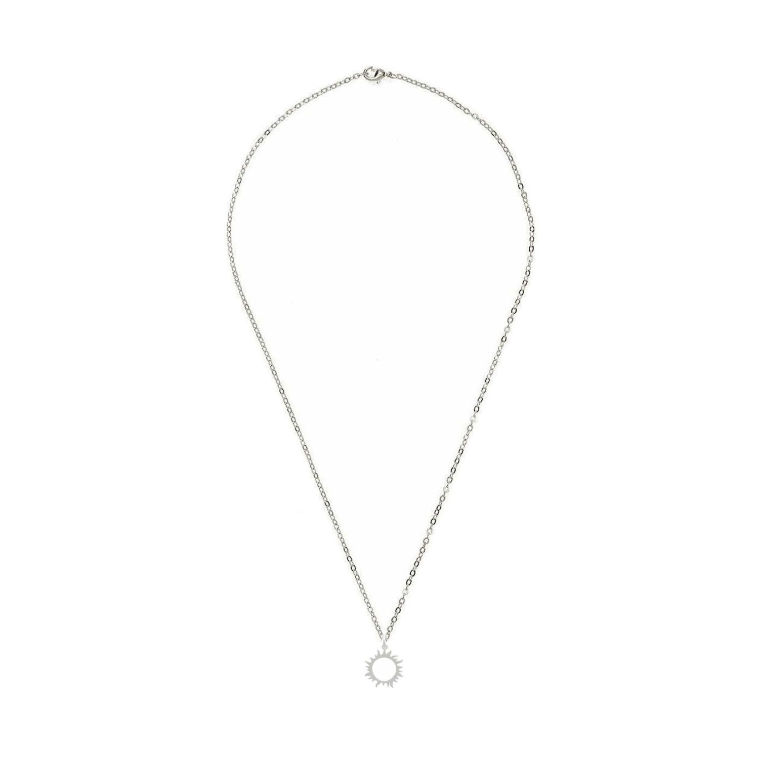 Kette mit Anhänger 'Eklipse Sonne und Mond Finsternis'