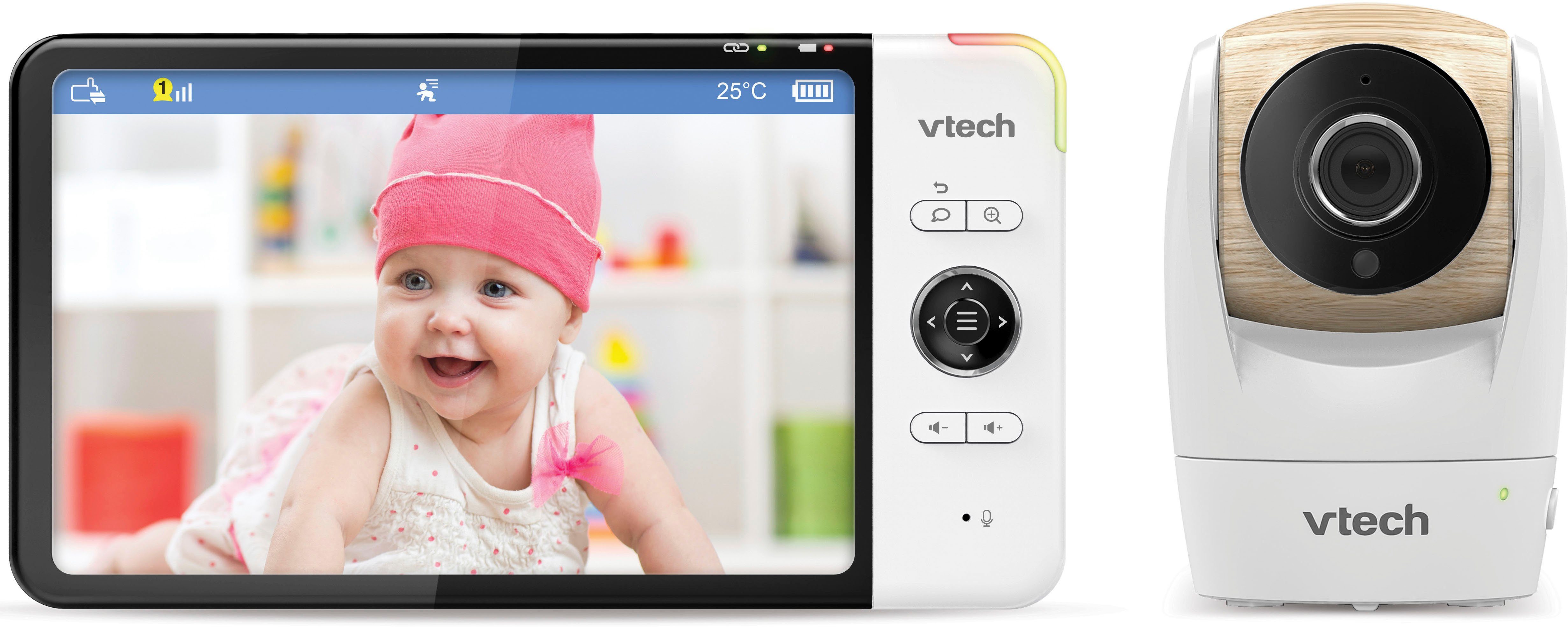 Vtech® Video-Babyphone Babymonitor VM919 HD, Packung, 10-tlg.