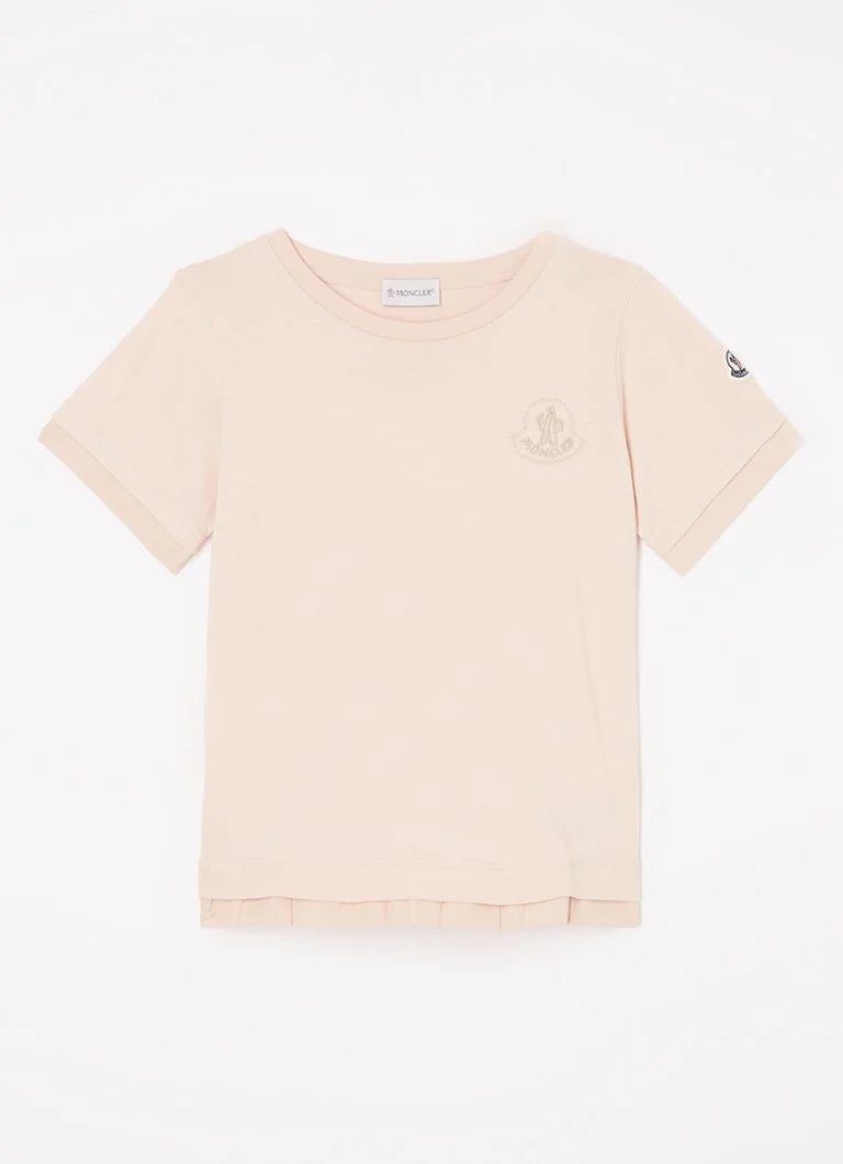 T-shirt Moncler con logo ricamato