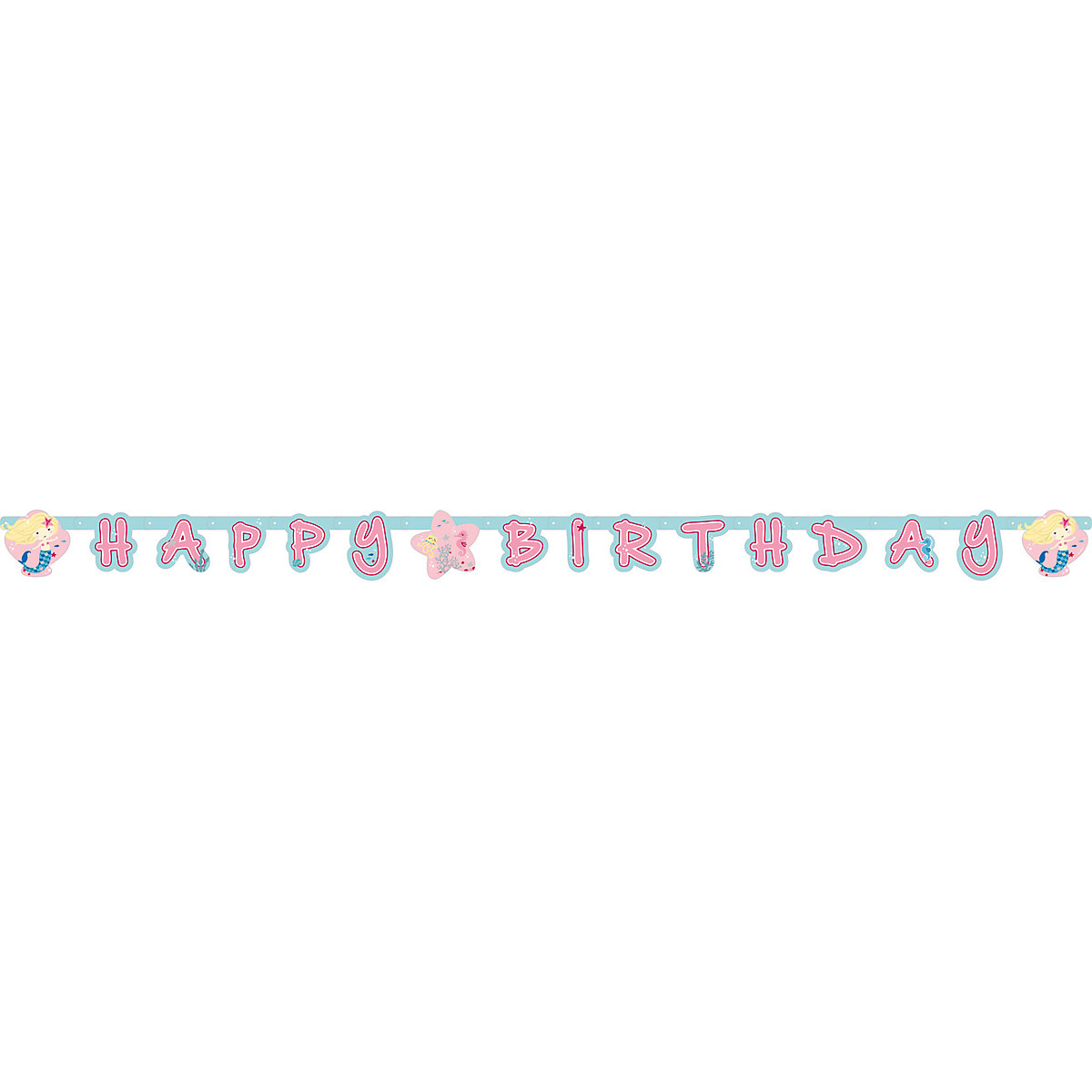 Partykette Be a Mermaid, 180 x 15cm