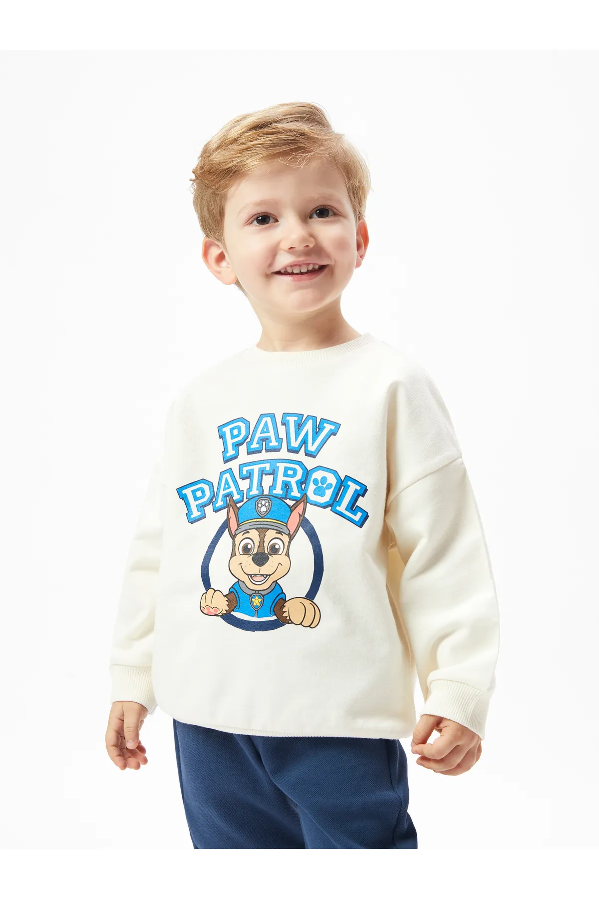 LC Waikiki  Langarm-Sweatshirt mit Rundhalsausschnitt und Paw Patrol-Aufdruck für Jungen