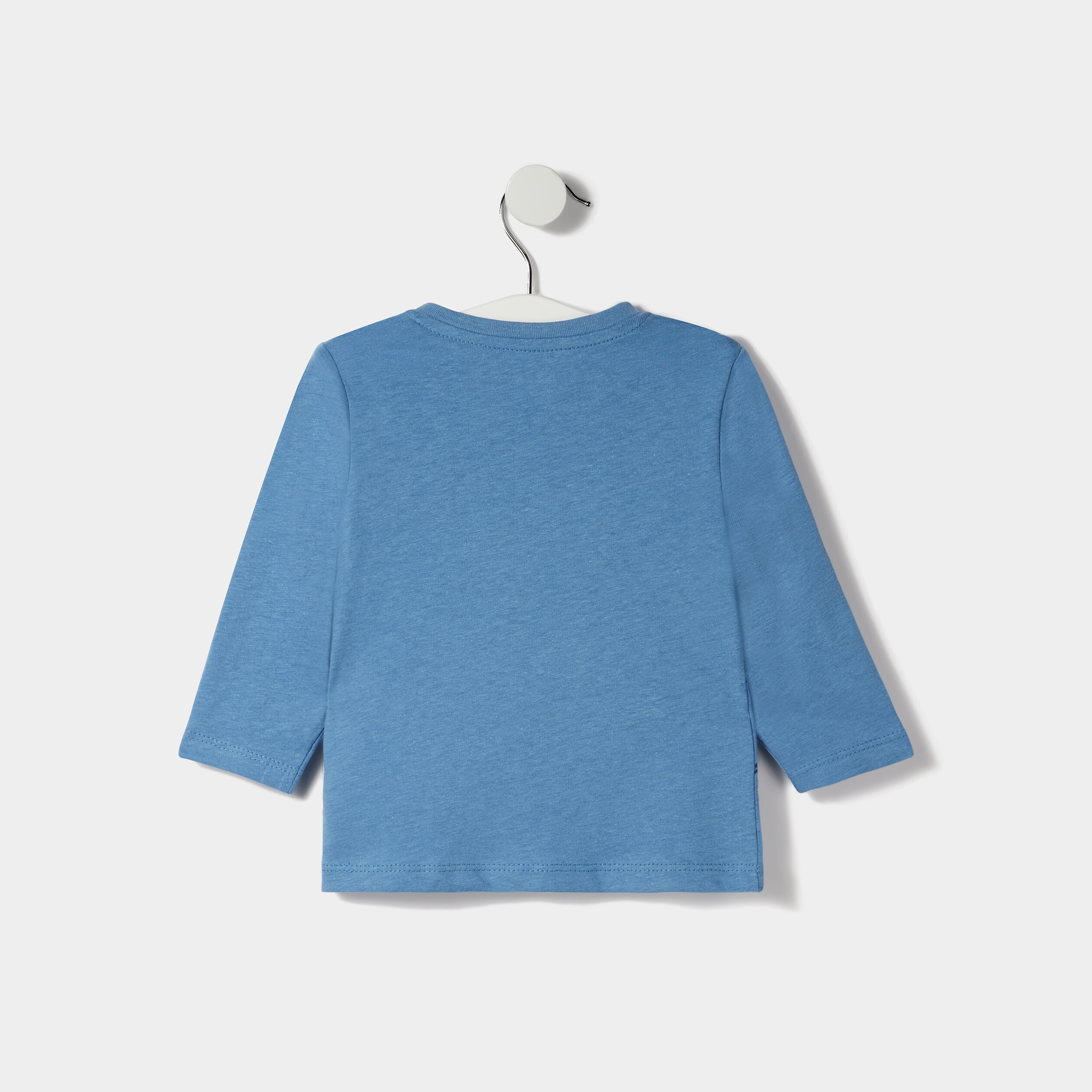 T-shirt manches longues bleu bébé garçon | La Halle