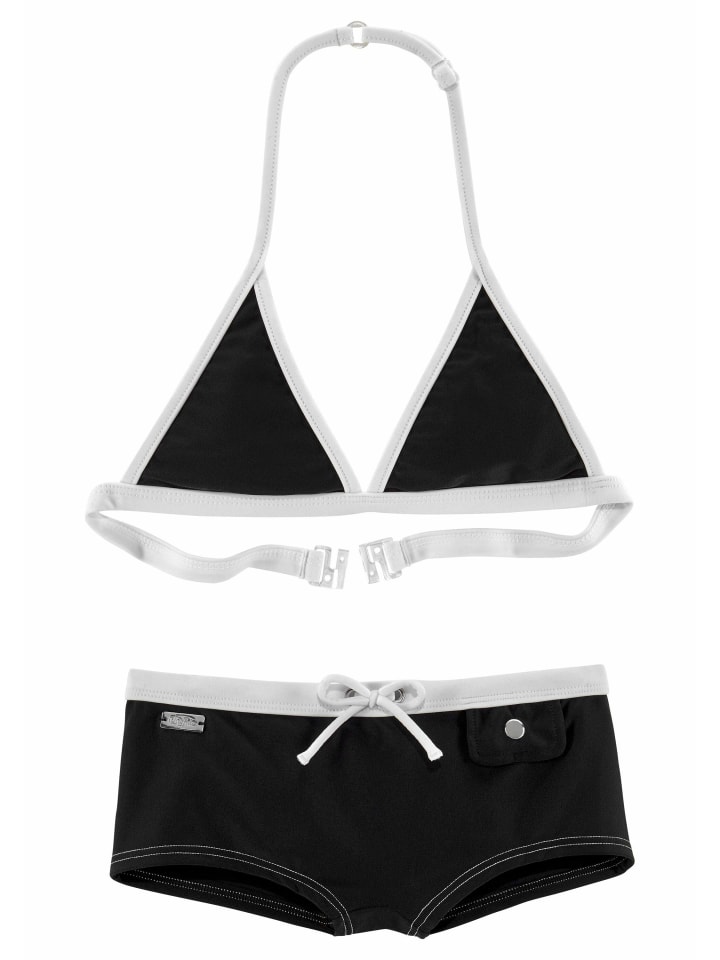 Buffalo Triangel-Bikini in schwarz-weiß günstig kaufen