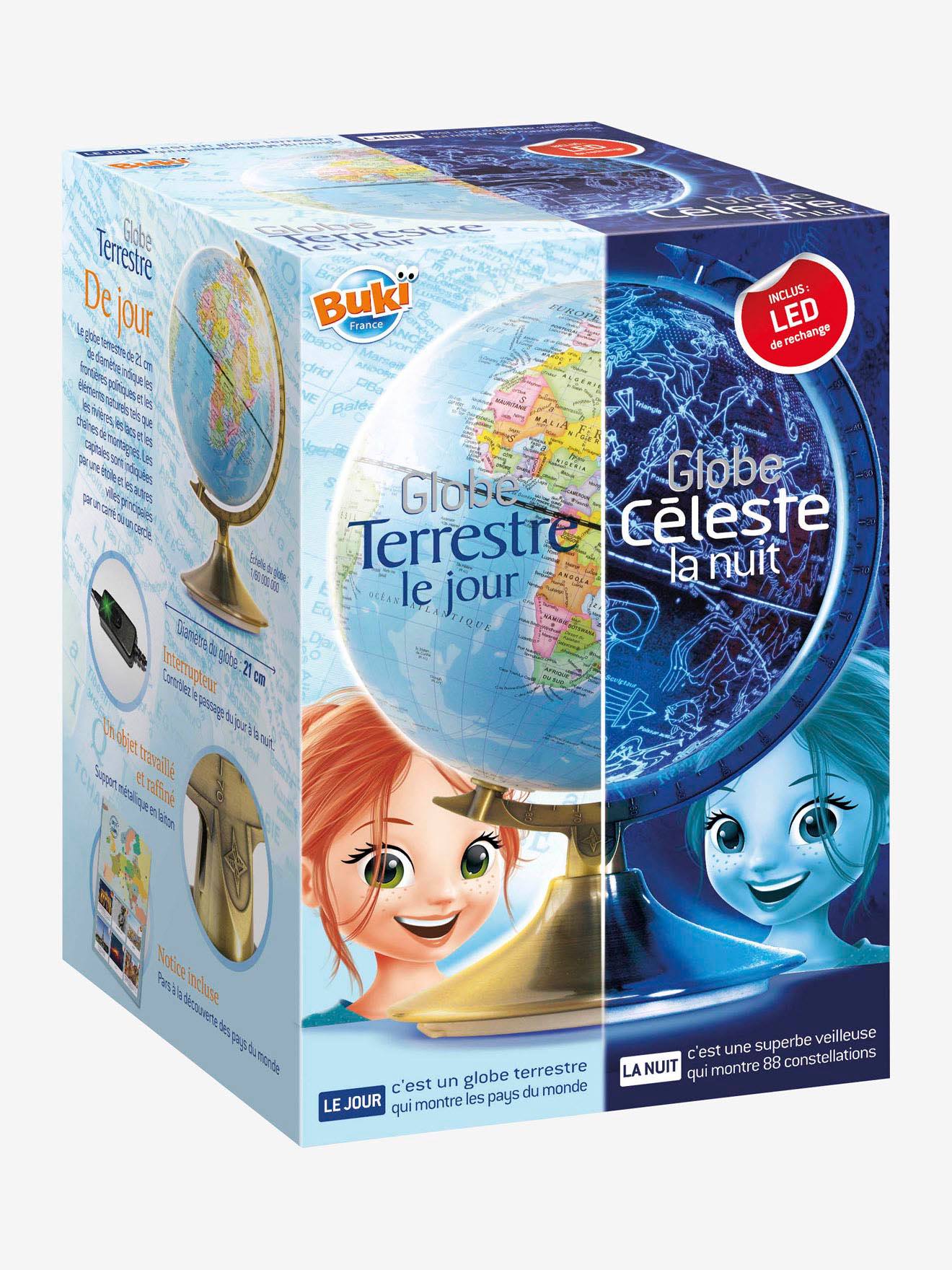 Globe Jour & Nuit BUKI bleu