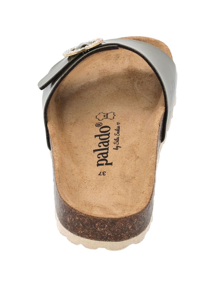 palado Pantoletten in khaki lack günstig kaufen