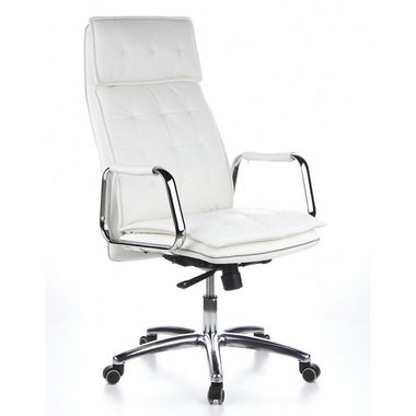hjh OFFICE Chefsessel Profi Chefsessel VILLA 20 Leder mit Armlehnen, Drehstuhl Bürostuhl ergonomisch