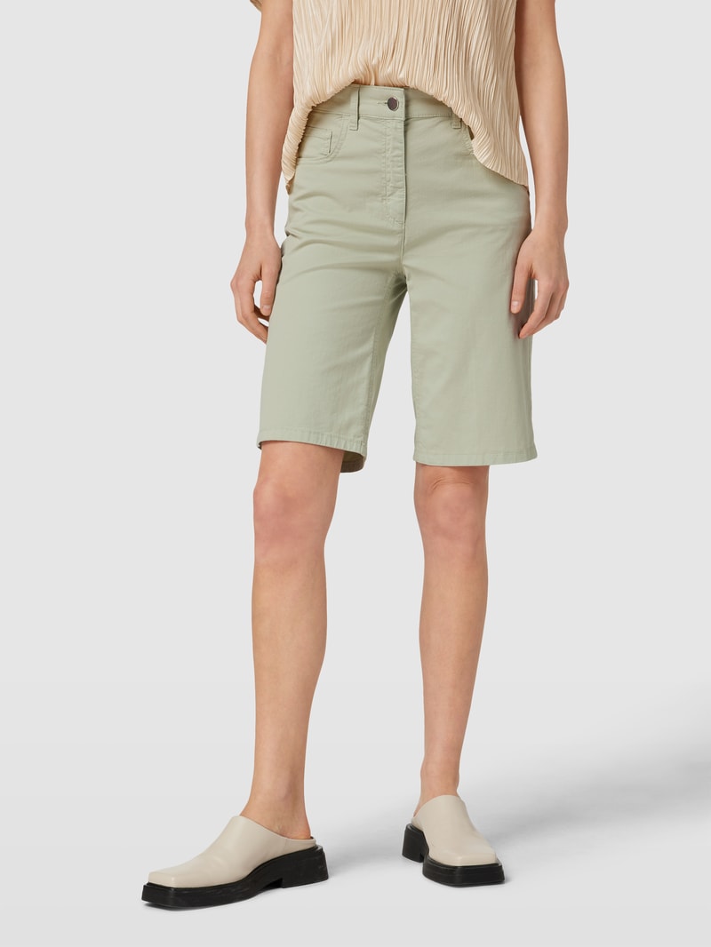 Bermudas im 5-Pocket-Design Modell 'CORA' in grün