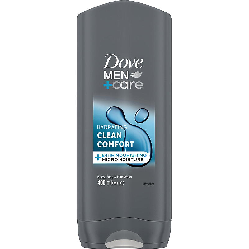 Dove Dove dusjsåpe 400 ml Men care Clean comfort