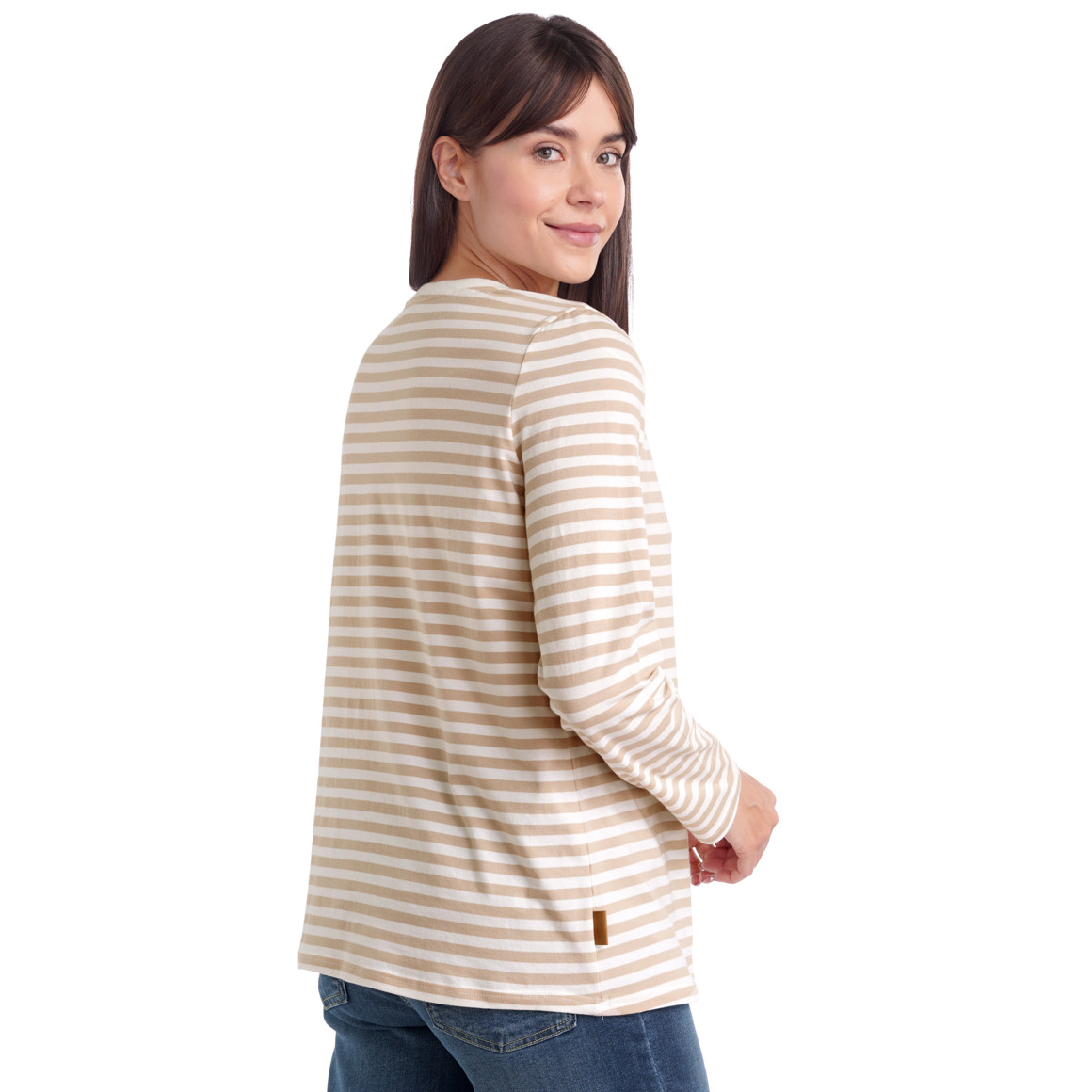 Damen Langarmshirt gestreift