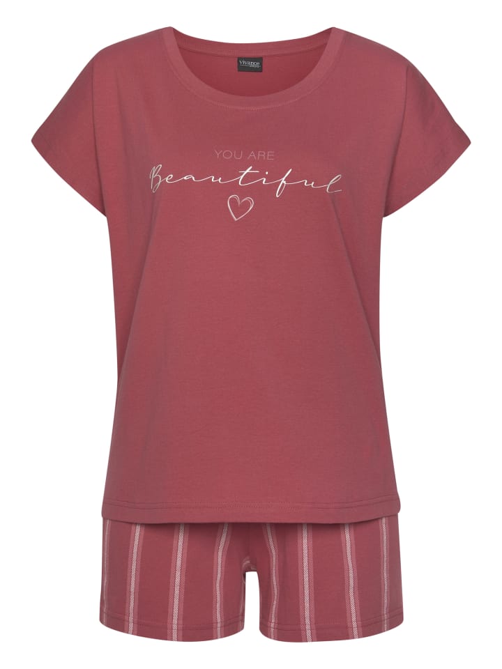 VIVANCE DREAMS Shorty in rot-gestreift günstig kaufen