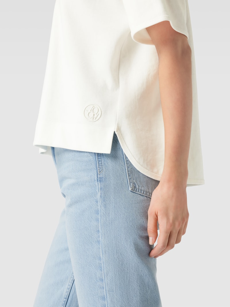 Sweatshirt mit 1/2-Arm in offwhite