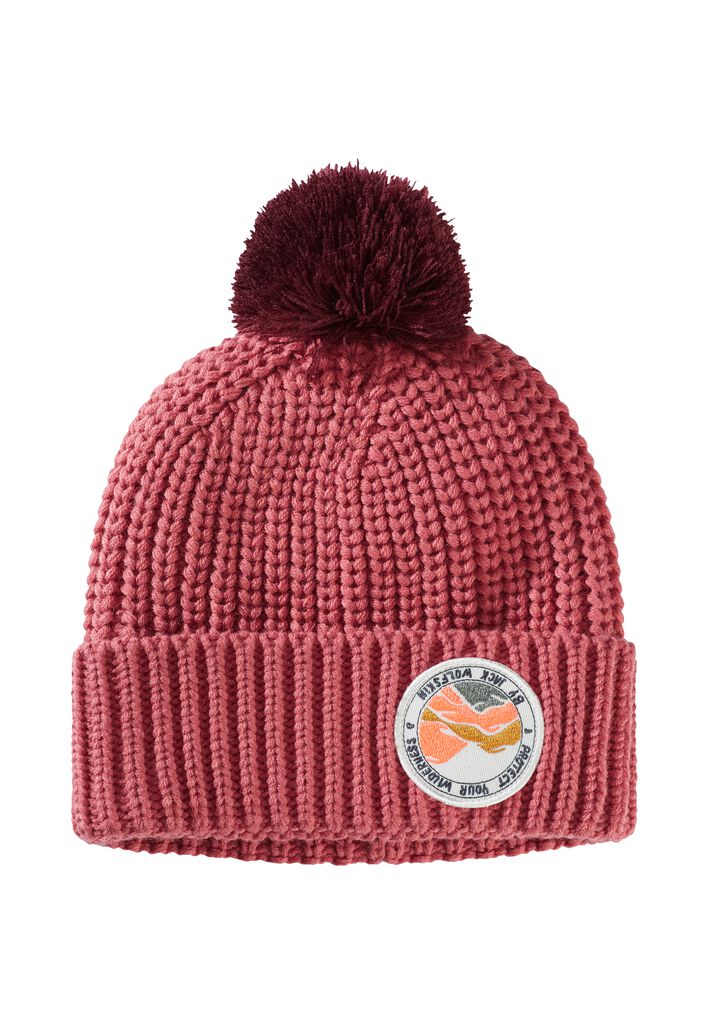 POMPOM BADGE BEANIE K Wintermütze Kinder