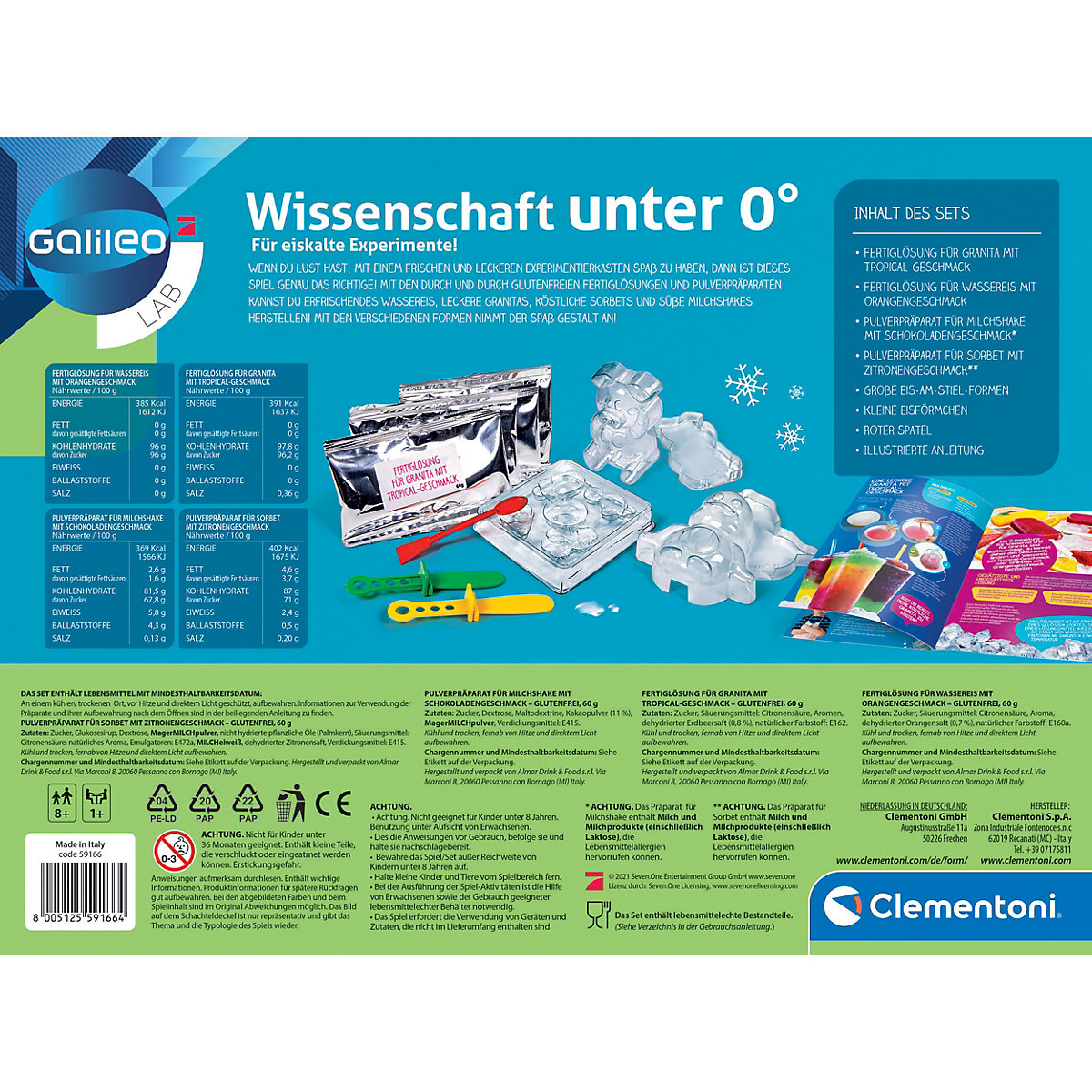 Galileo LAB - Wissenschaft unter 0° - Für eiskalte Experimente