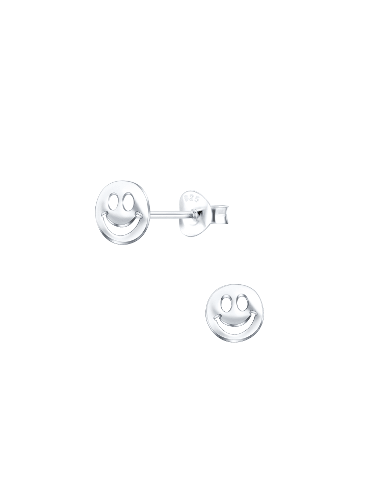 Alexander York Ohrringe, Ohrstecker SMILEY in 925 Sterling Silber, 2-tlg. günstig kaufen onesize
