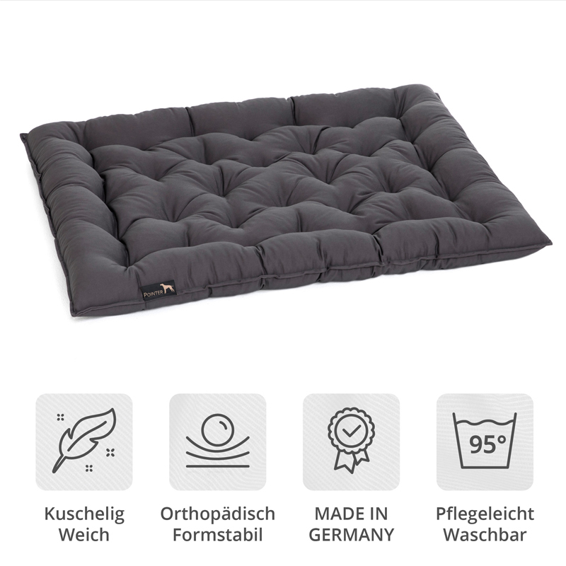 Pointer Hundekissen Pointer Liegekissen Urban anthrazit XL