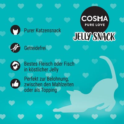 Cosma Jelly Snack 8 x 14 g