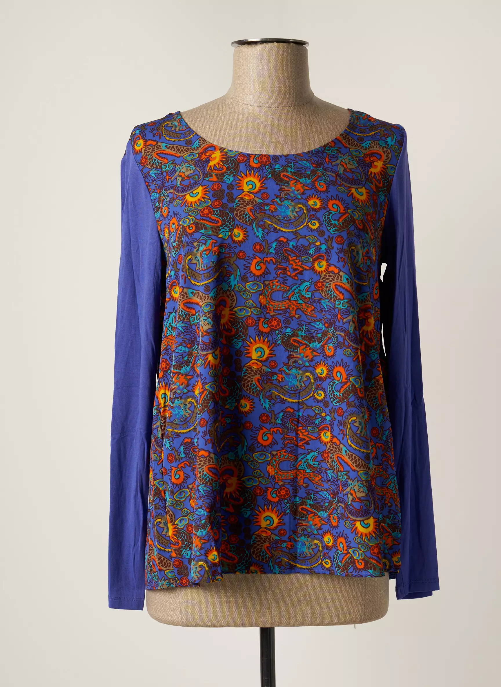 La Fiancee Du Mekong Tops Femme couleur bleu