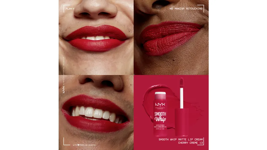 NYX PROFESSIONAL MAKEUP LIP WHIP LIP CREAM 13 Cherry Creme - Cherry Creme