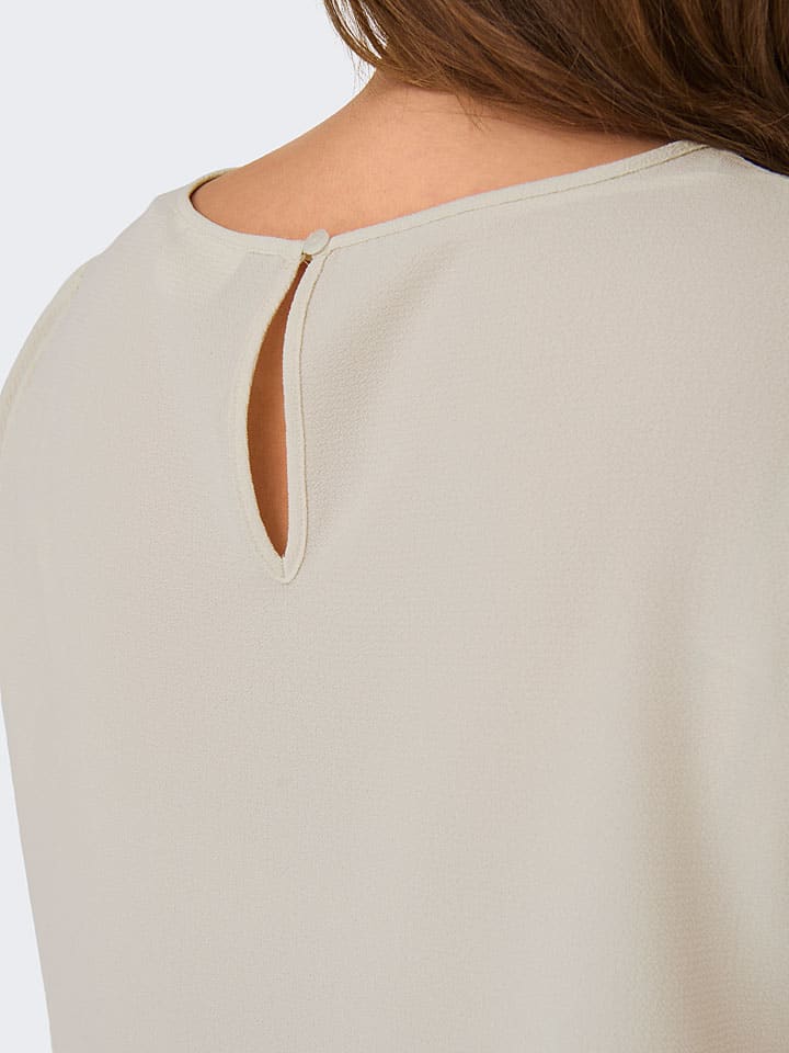 ONLY Carmakoma Bluse in Creme günstig kaufen