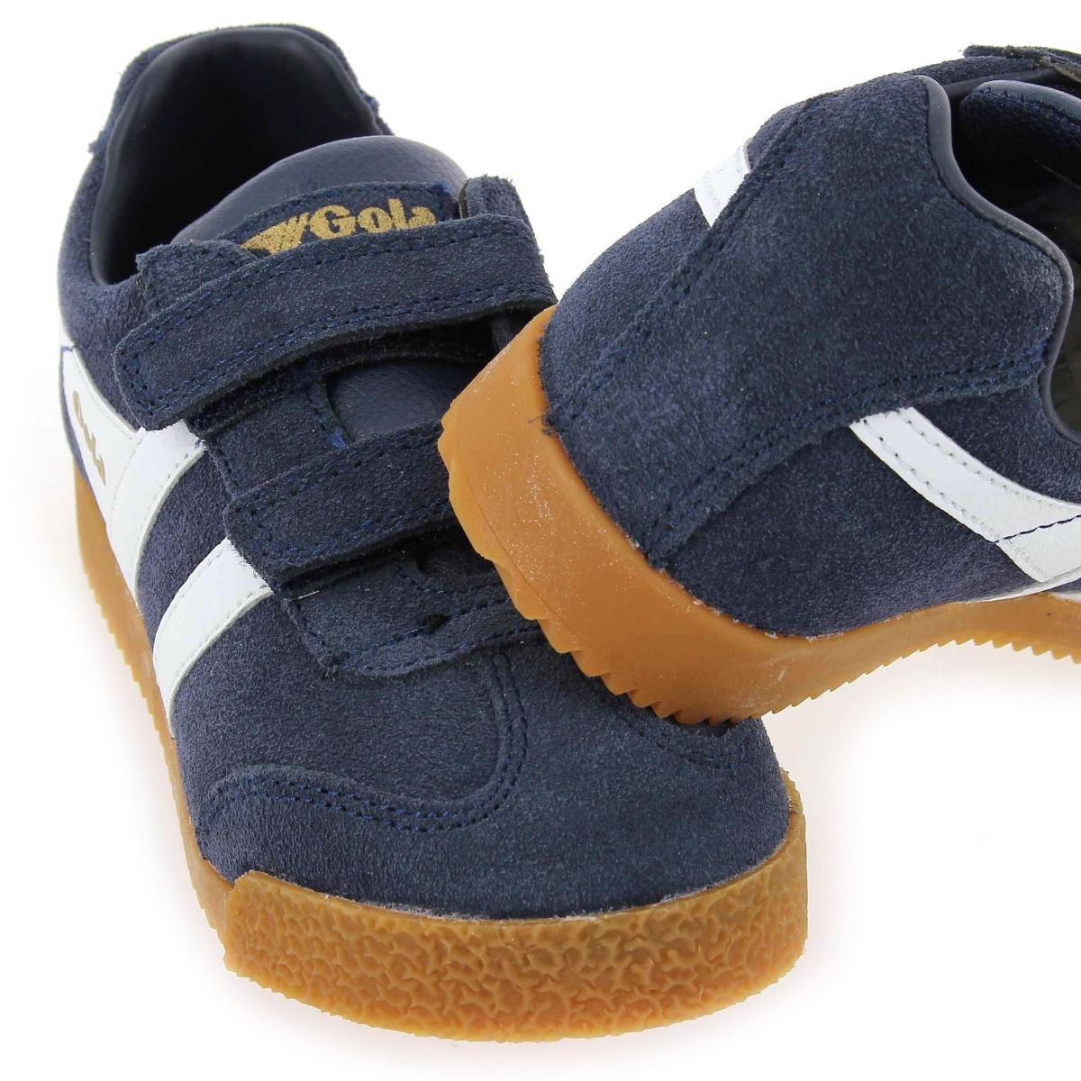 Gola  HARRIER VELCRO CKA192 - marine blanc
